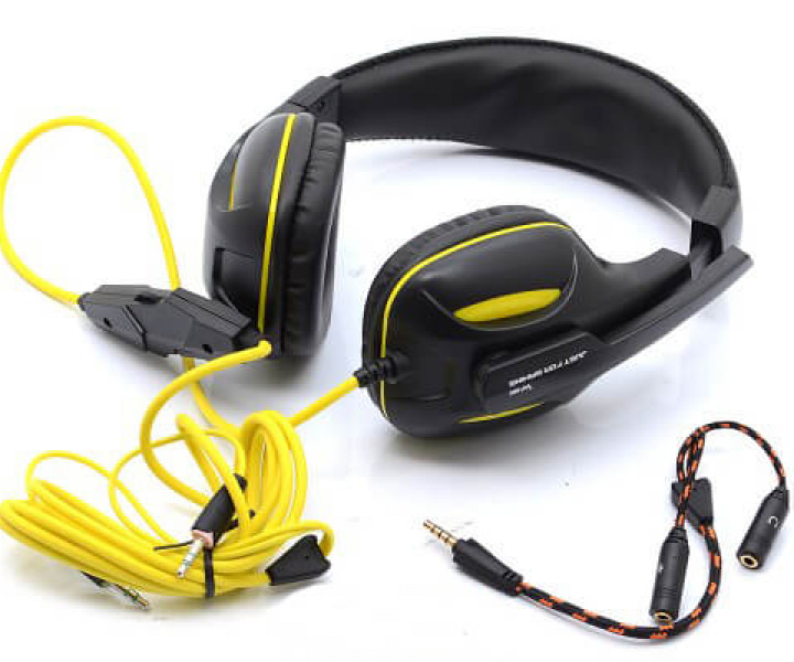 Наушники Gemix W-390 Black/Yellow